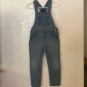 Jordache girls blue jean bibs